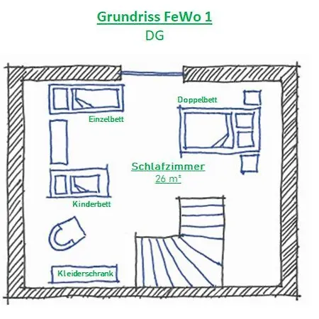 Fewo Grafenhausen 1 Lägenhet *
